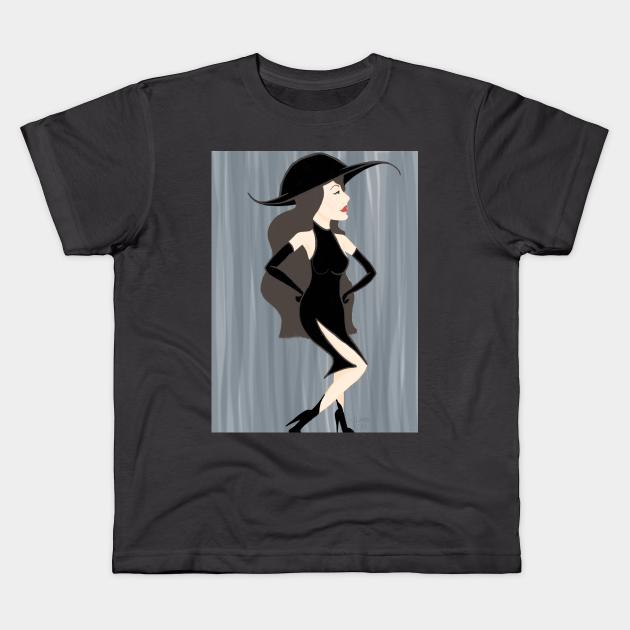 Strike a Pose Kids T-Shirt by ArtByVictoria26